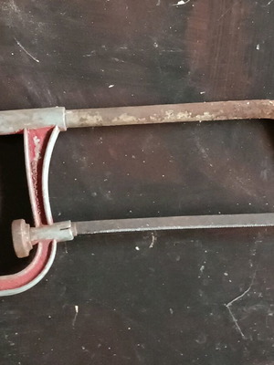 Spiralux vintage hand saw used