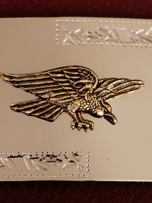 USA Belt Buckle vintage, like new, handmade embossed