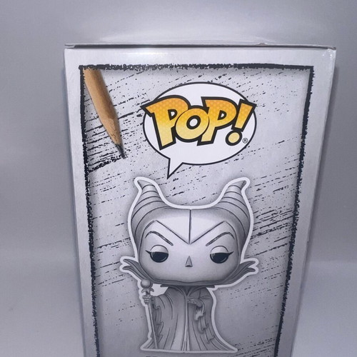 Funko Pop Disney Maleficent #1648 Sleeping Beauty Sketch Edition new