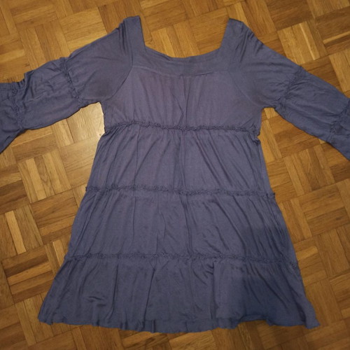 Intimissimi blouse with ruffles used, size Large, purple