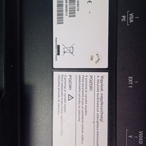 Phillips 20" TV used, fully functional with accessories