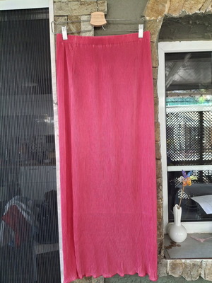 Pink pleated skirt like new, size L from Shein