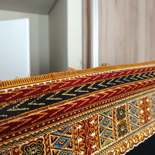 African fabric large size new 117×355 cm