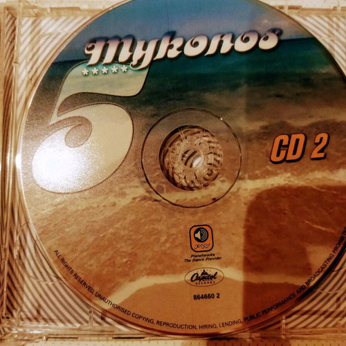 Mykonos 2 CD like new, from the island of Mykonos