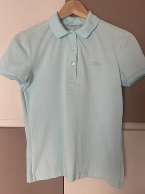 Lacoste women's polo shirt like new, size small, green turquoise