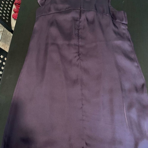 Bimba dress size L like new, purple, 50% silk