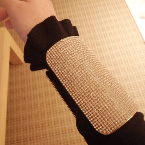 Bracelet cuff used with strass