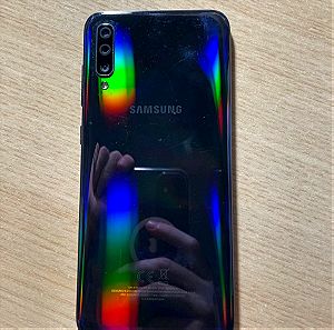Samsung galaxy A70 ( μαύρο 128GB ) Δώρο θήκη αυθεντική Samsung