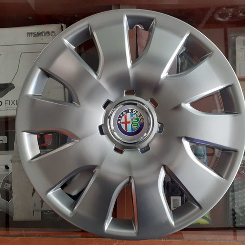 Τάσια τροχών Alfa Romeo 16'' νέα, ασημί, σετ 4 τεμαχίων