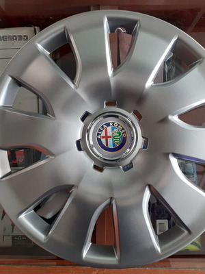 Τάσια τροχών Alfa Romeo 16'' νέα, ασημί, σετ 4 τεμαχίων