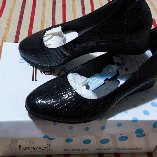 Pavers women's low platform shoes new, black, size 39