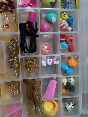 Various toys and decorations like new, all together