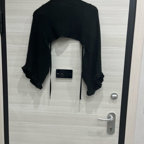 Women's knitted bolero used, black, size M