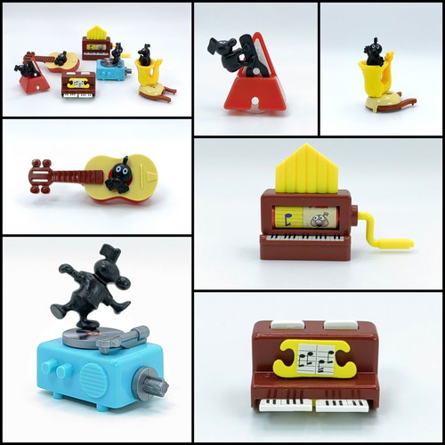 Kinder Surprise Set Funny Music Notes and Instruments like new