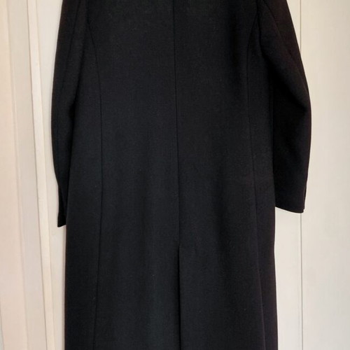 Maxi long wool blend coat Zara size M like new, black