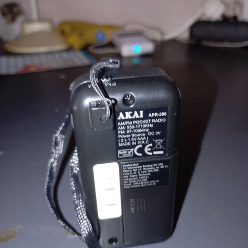 Akai portable radio, new