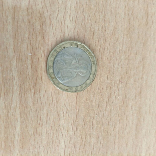 Bulgarian 1 Lev coin used, collectible 2002