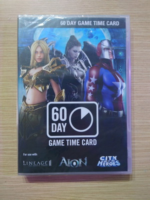 Ncsoft 60 Days Timecard new, sealed