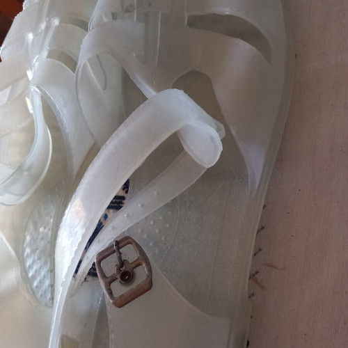 Buffalo transparent beach shoes size 45