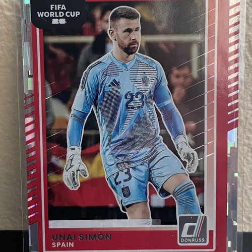 Unai Simon 2025-26 Donruss Road To FIFA World Cup Silver #19 card like new