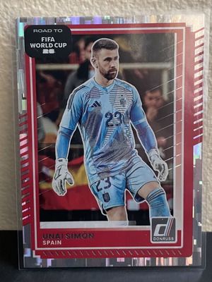 Unai Simon 2025-26 Donruss Road To FIFA World Cup Silver #19 card like new