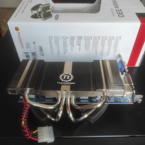 Thermaltake Fanless 330 heatsink used with Asus GeForce 6800 AGP broken GPU