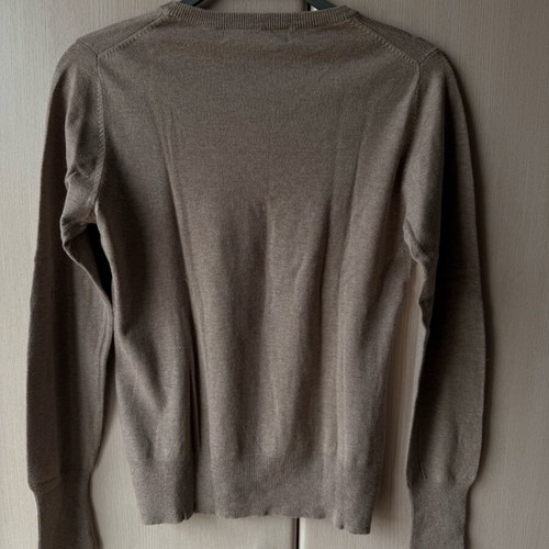 ZARA basic knit top beige-taba size M like new
