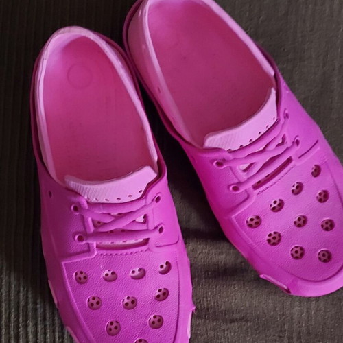 Beach shoes size 37 like new, pink, waterproof
