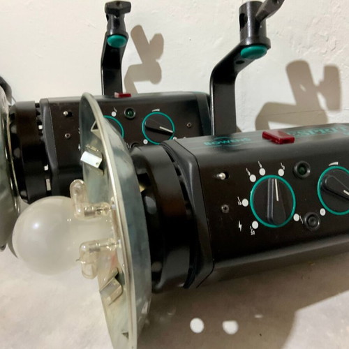 Studio flashes Bowens BW-1071 640W σαν καινούργιο, σετ 2 τεμαχίων