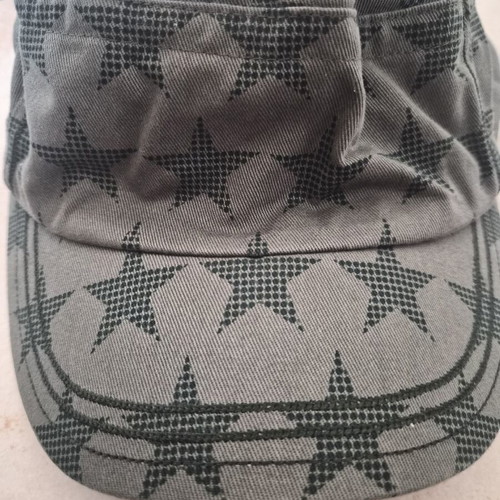 Pepe Jeans London khaki hat used, one size, cotton with stars
