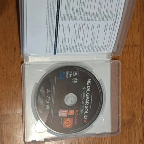Metal Gear Solid V Ground Zeroes PS3 game