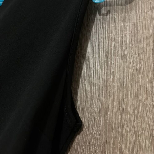 Black Sleeveless Playsuit with Wrap V Neck like new