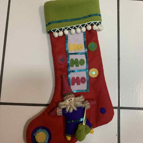 Decorative Christmas stocking