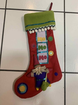 Decorative Christmas stocking