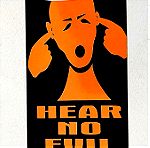  Vintage Διαφημιστικό Flyer Hear No EVIL Club England