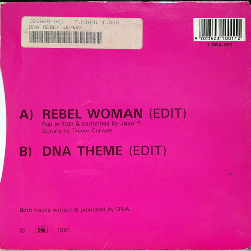 DNA Rebel Woman 7'' vinyl used, pop