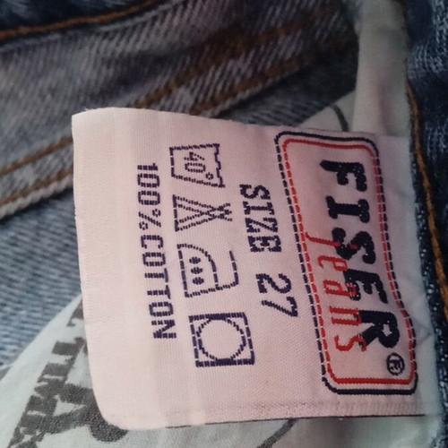FM blue high-waist denim shorts like new