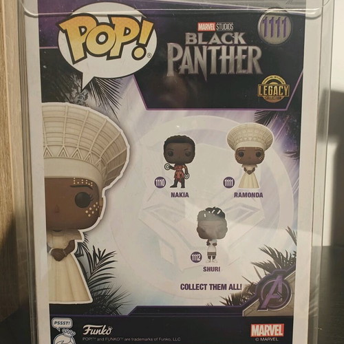 Funko Pop Marvel Black Panther Ramonda (Legacy) figure like new