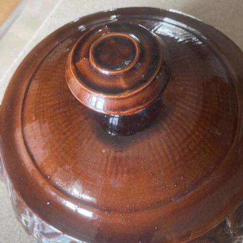 Clay Pot Petrotos like new, traditional glazed cooking pot