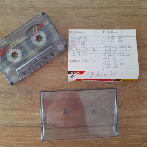 Je lis tu lis Audio Cassette from French Book