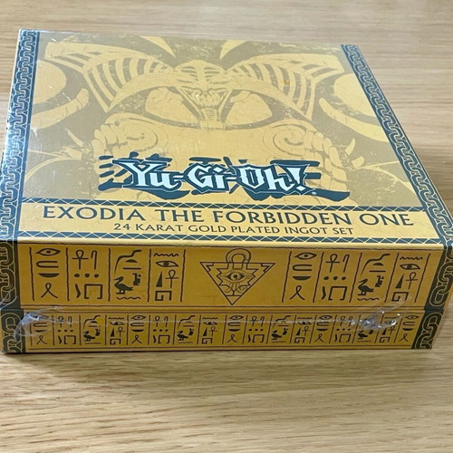 Yu-Gi-Oh! Exodia 24k Gold Plated Ingot Set new Limited Edition