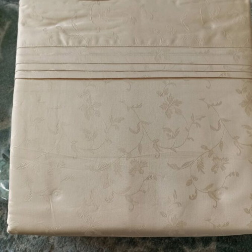 Double jacquard cotton satin 300 thread count beige duvet cover Daς home new