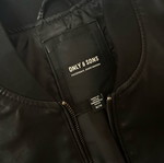 Only & Sons leather jacket new, black, size M