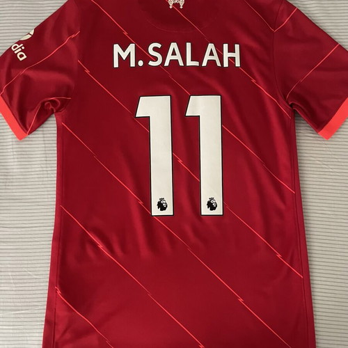 Liverpool Home Kit 2021/22 M. Salah like new, authentic