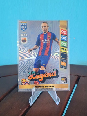 Iniesta Legend Card Panini Fifa 365 2025 mint condition
