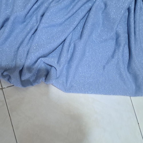 Dress blue with silver shine like new, formal event, size XL/L