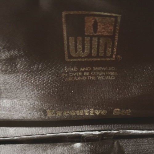 Win pen in executive set case used, missing lighter