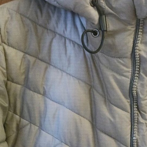 Warm jacket like new, size M, beige