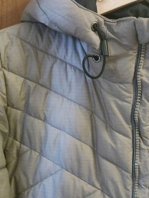 Warm jacket like new, size M, beige