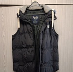 Republic puffer vest used, black, size L